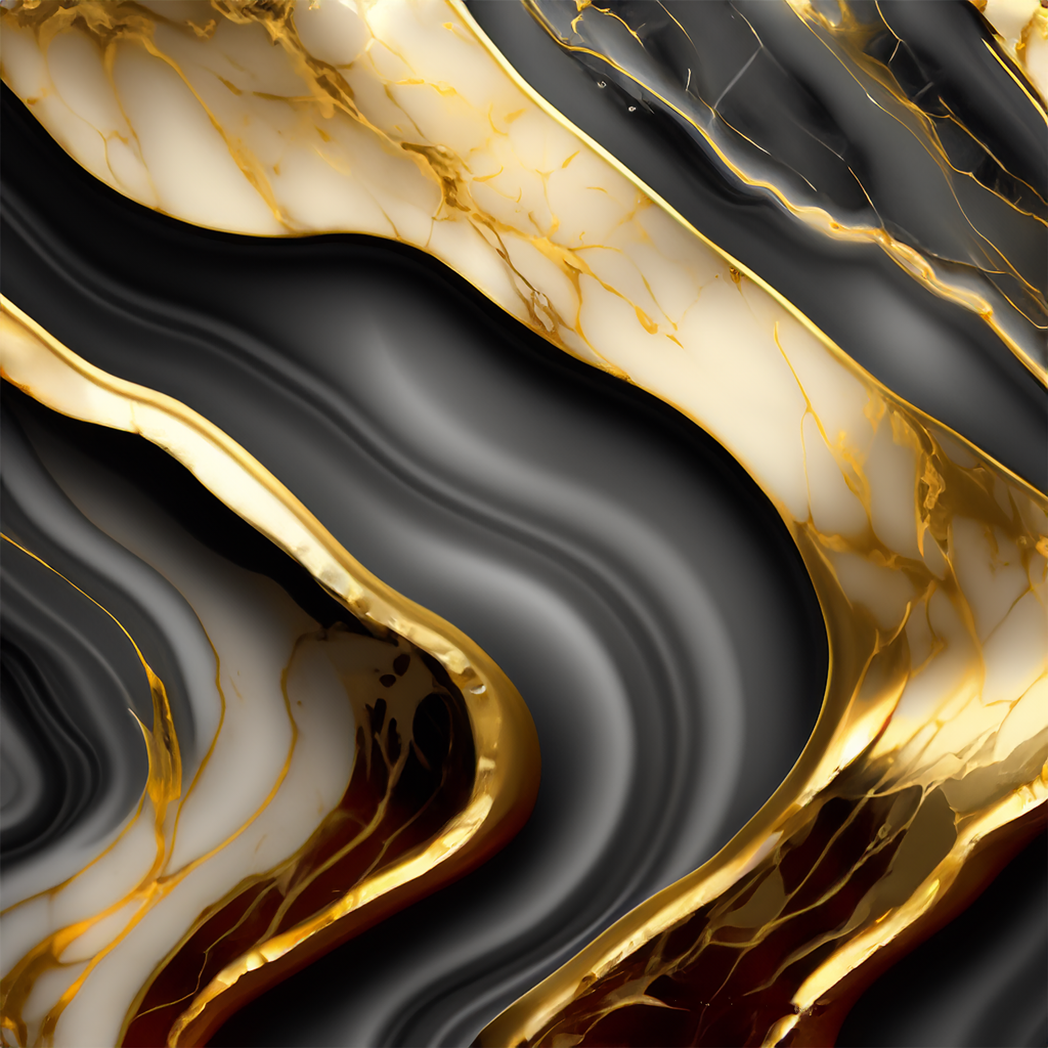 Ravens Cave Alcohol Ink Realism