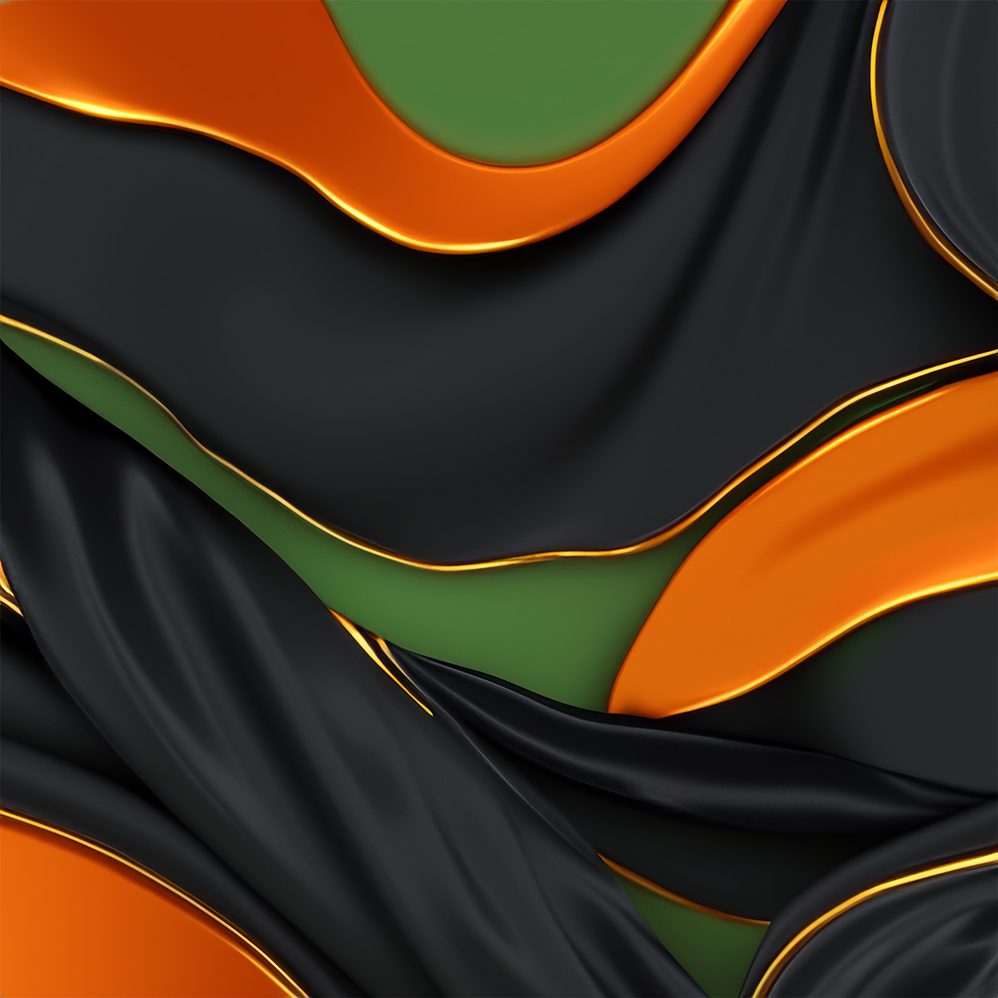 Rippling Waves Satin Realism