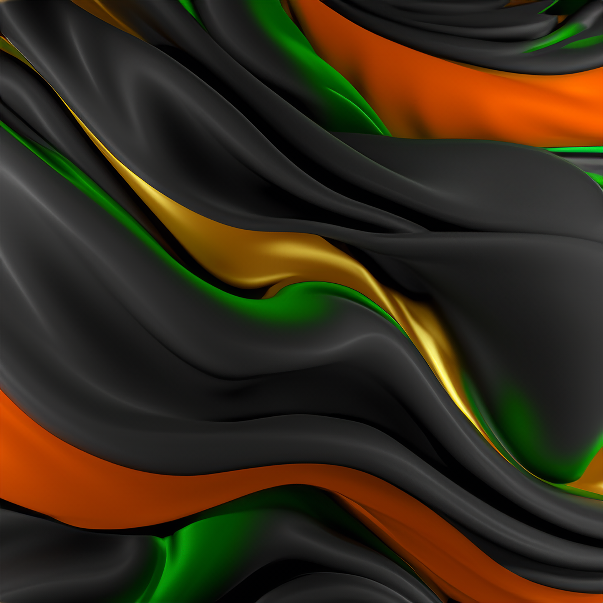 Rippling Waves Satin Realism