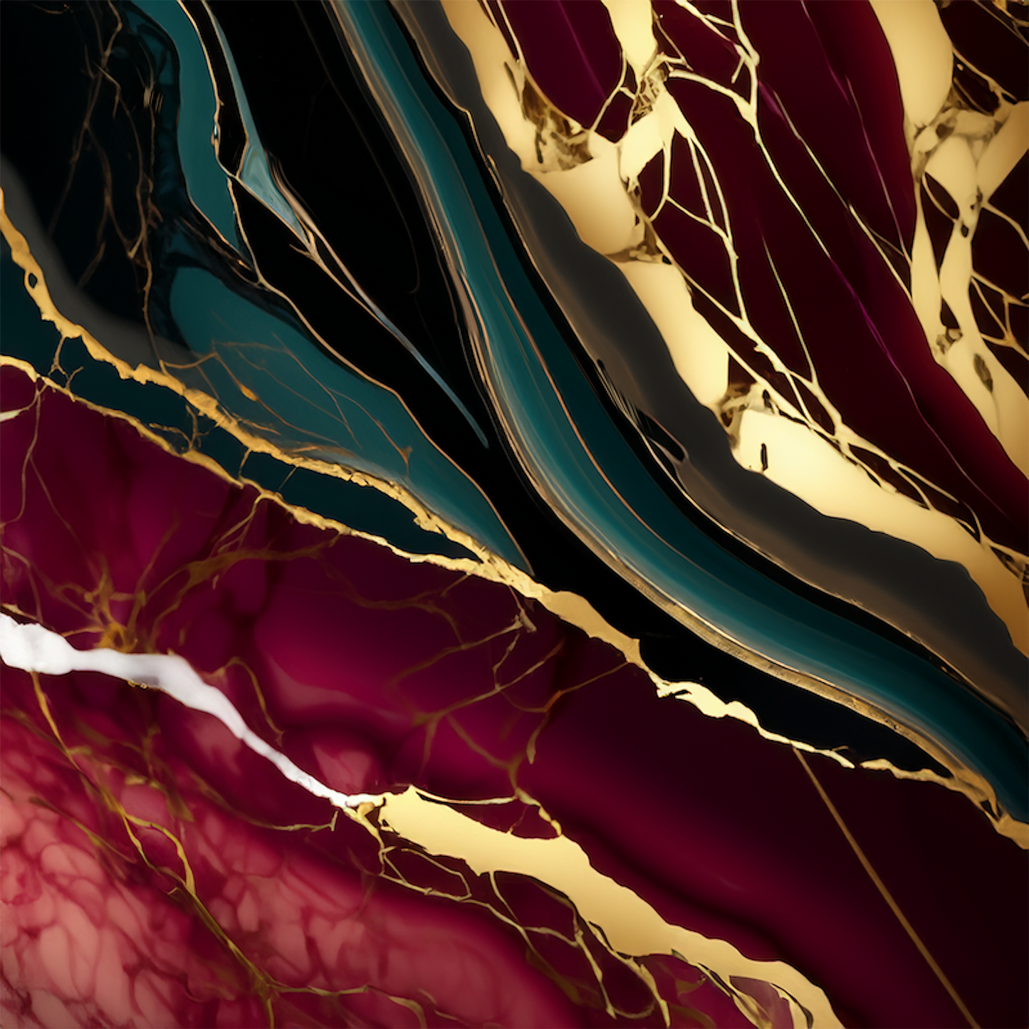 Serenity Alcohol Ink Realism