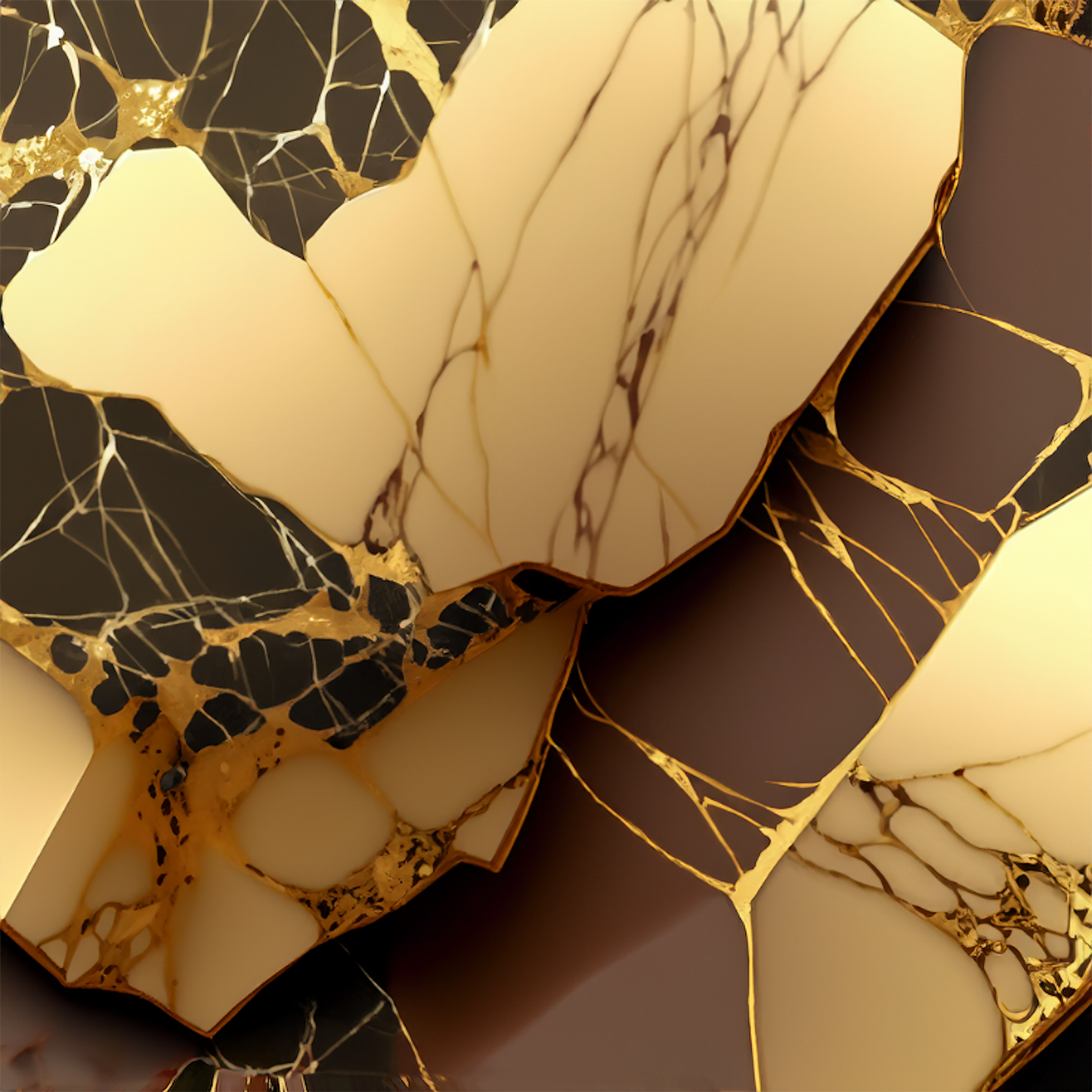 Chocolate Ruby Alcohol Ink Realism