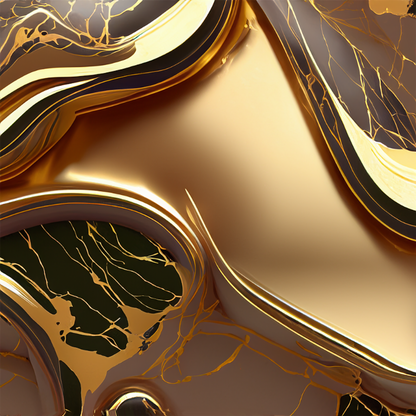 Chocolate Ruby Alcohol Ink Realism