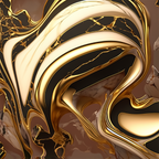 Chocolate Ruby Alcohol Ink Realism