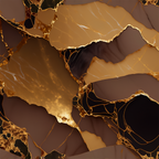 Chocolate Ruby Alcohol Ink Realism