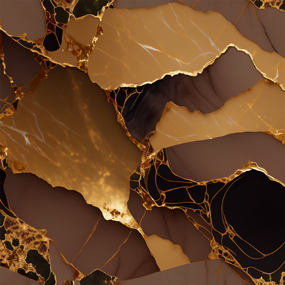 Chocolate Ruby Alcohol Ink Realism