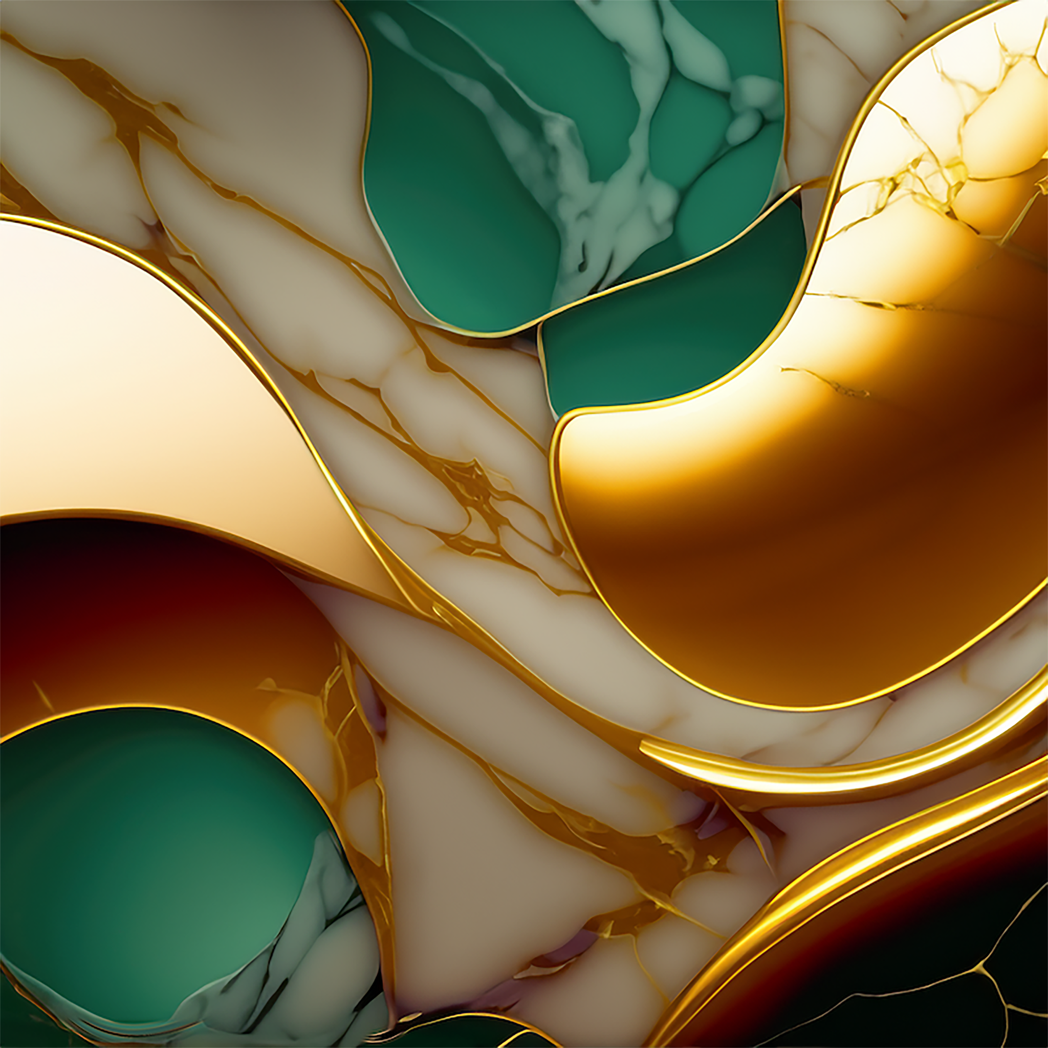 Forest Paradise Alcohol Ink Realism