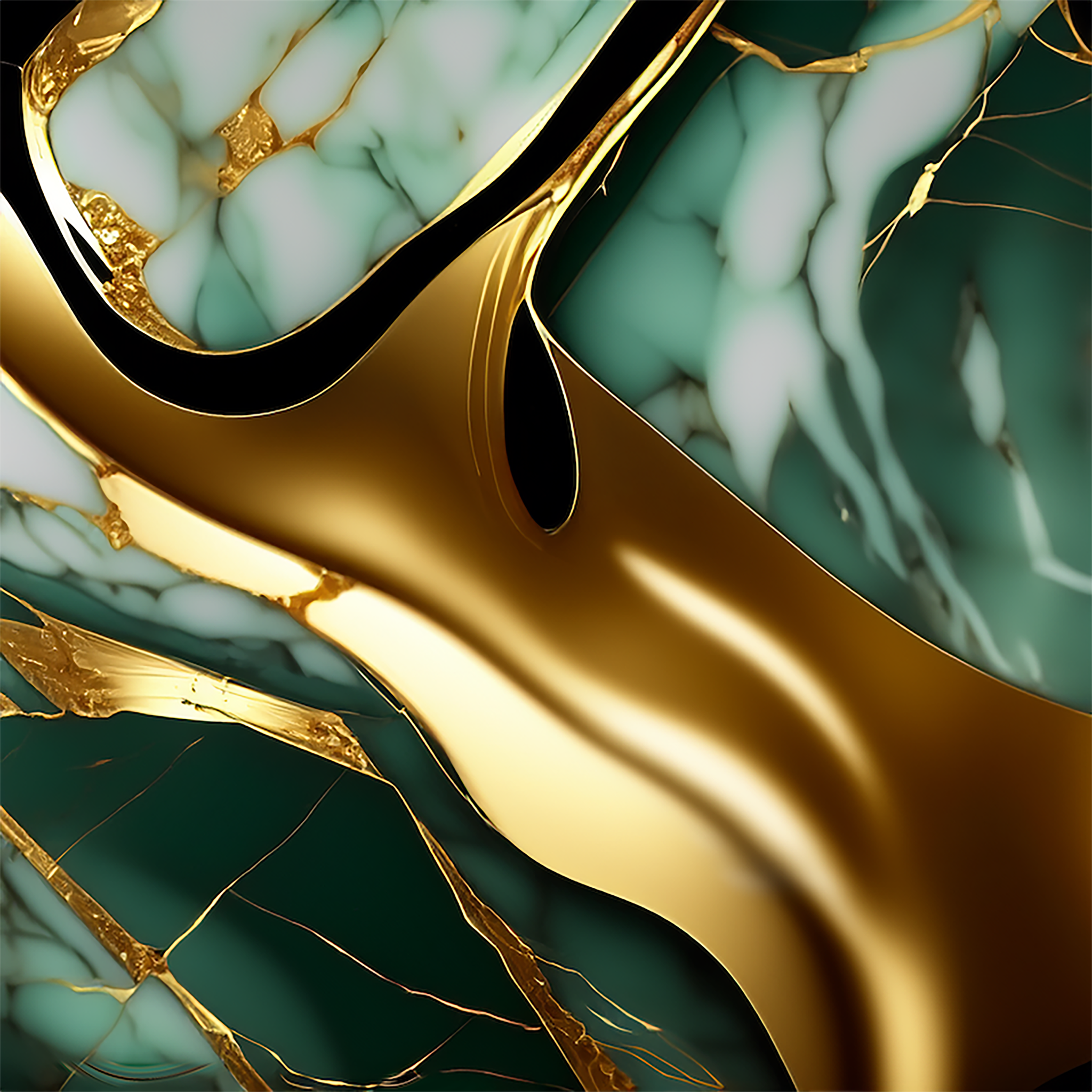 Forest Paradise Alcohol Ink Realism